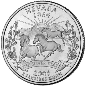 2006 Quarter - S - Nevada - Silver Proof reverse
